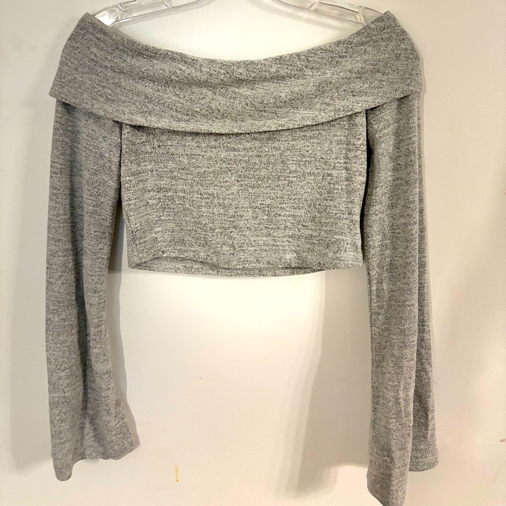 SHEIN off shoulder crop top